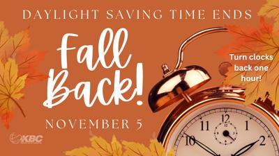 Fall back 2023 time change: When do clocks change for Daylight