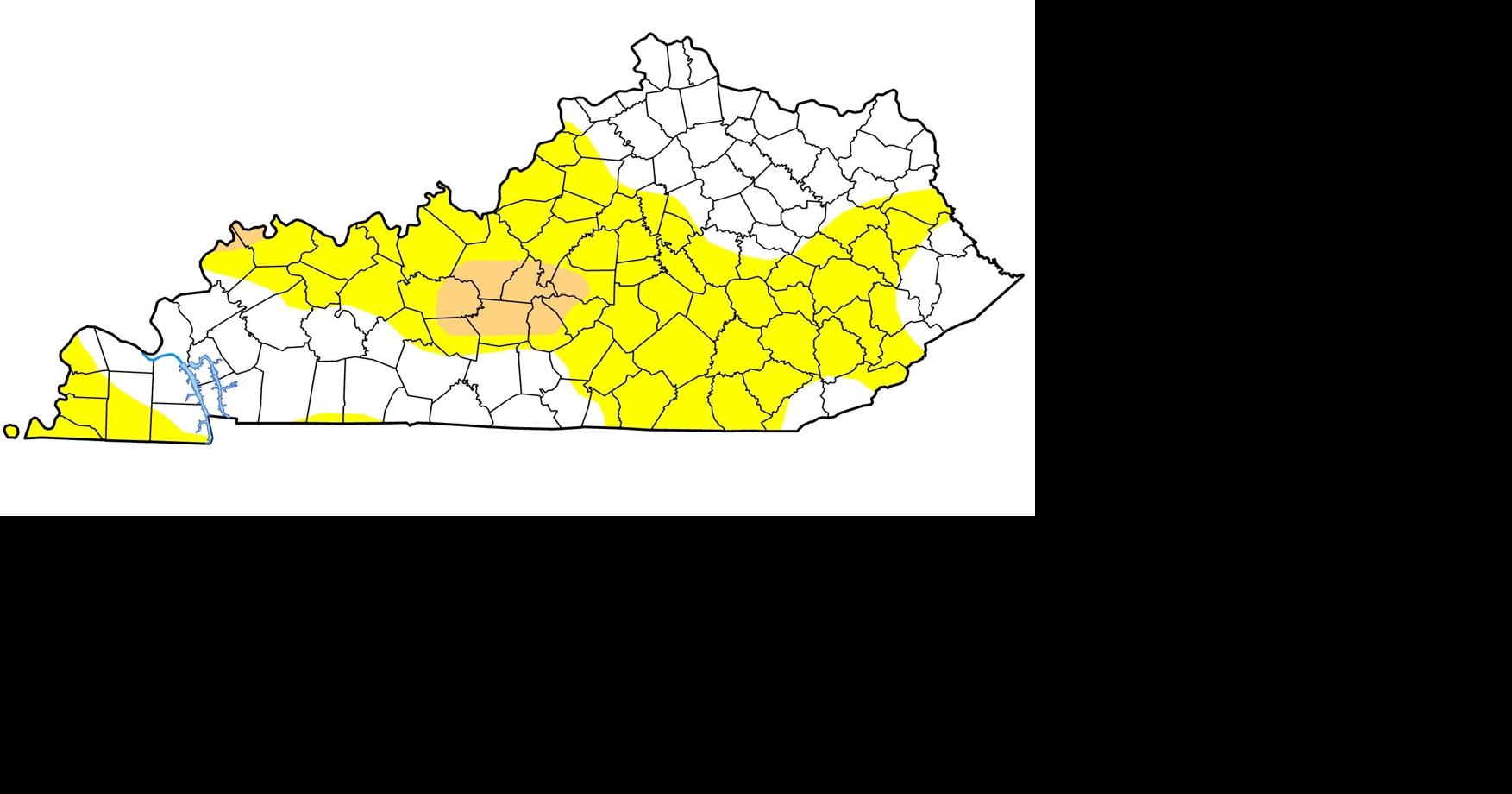 Portions of state in moderate drought category, report says | News ...