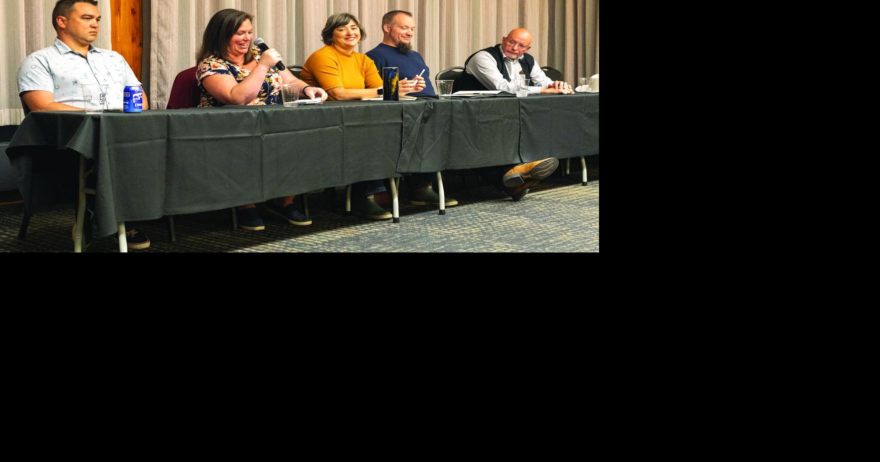 School Board candidates address Chamber forum