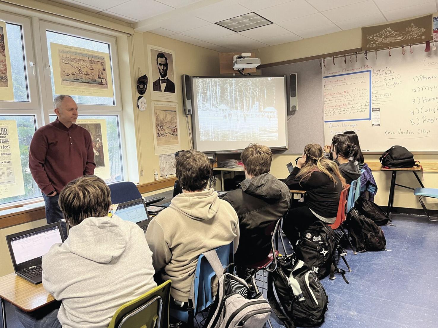 Schoenbar class works on documentary exploring local history of WWII