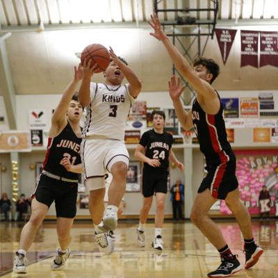 Joeben Lorenzo goes up for a layup