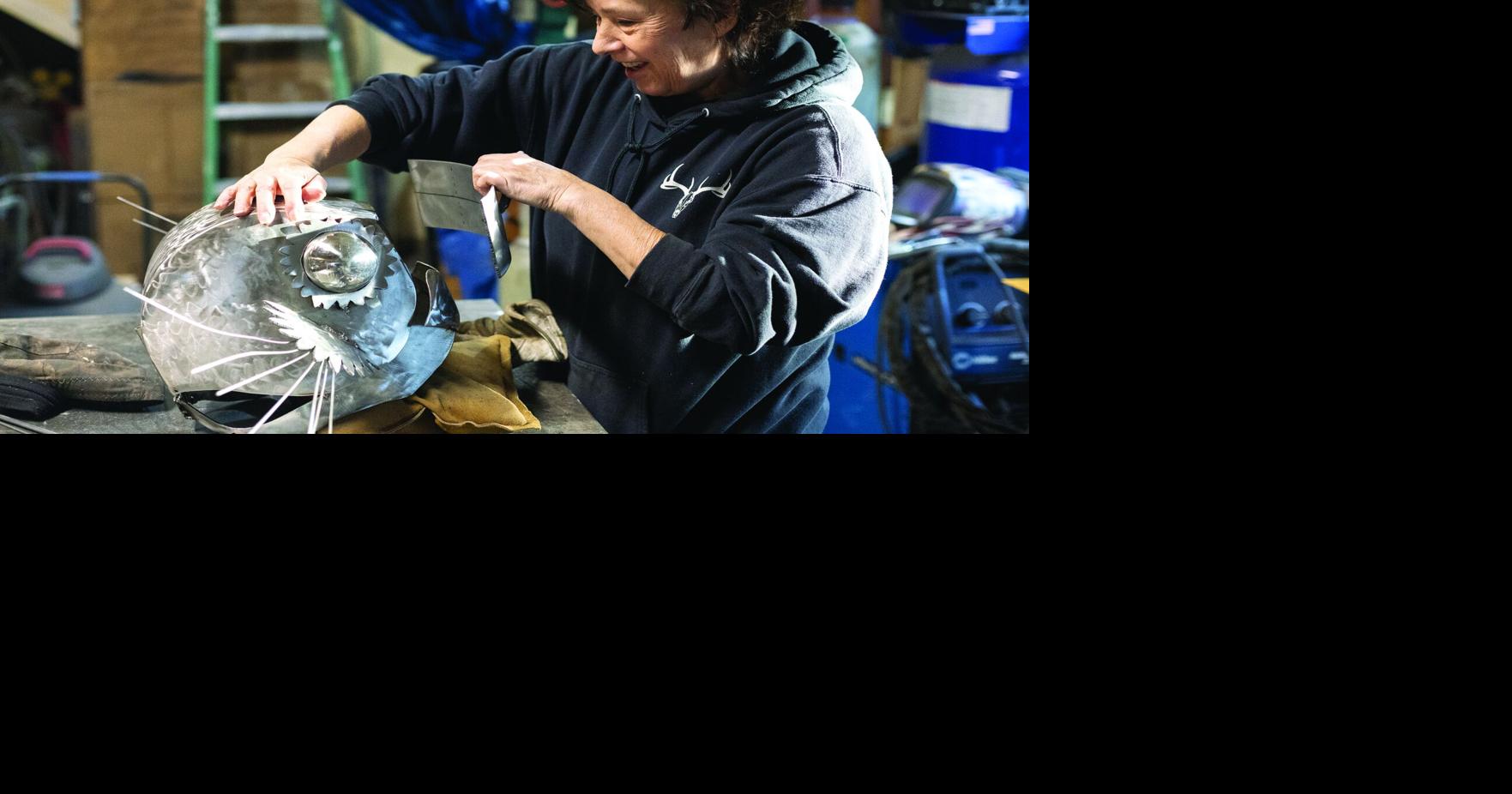 Rhonda Green’s canoe art graces Schoenbar Trail