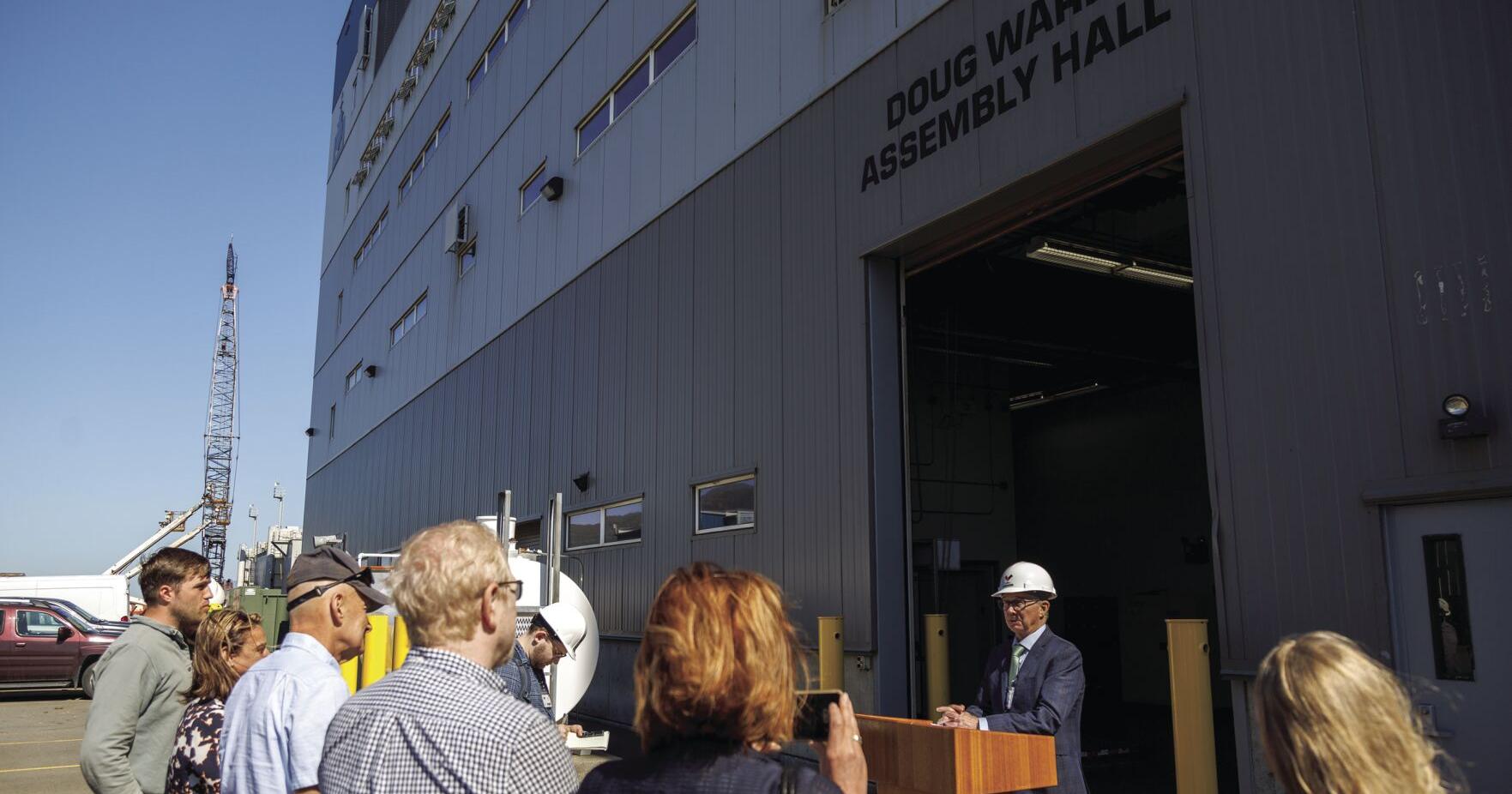 Ketchikan Shipyard assembly hall named in honor of Doug Ward - Vimarsana News