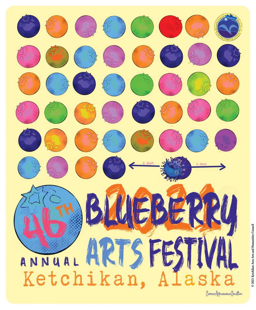 Logo chosen for 46th annual Blueberry Arts Festival Scene