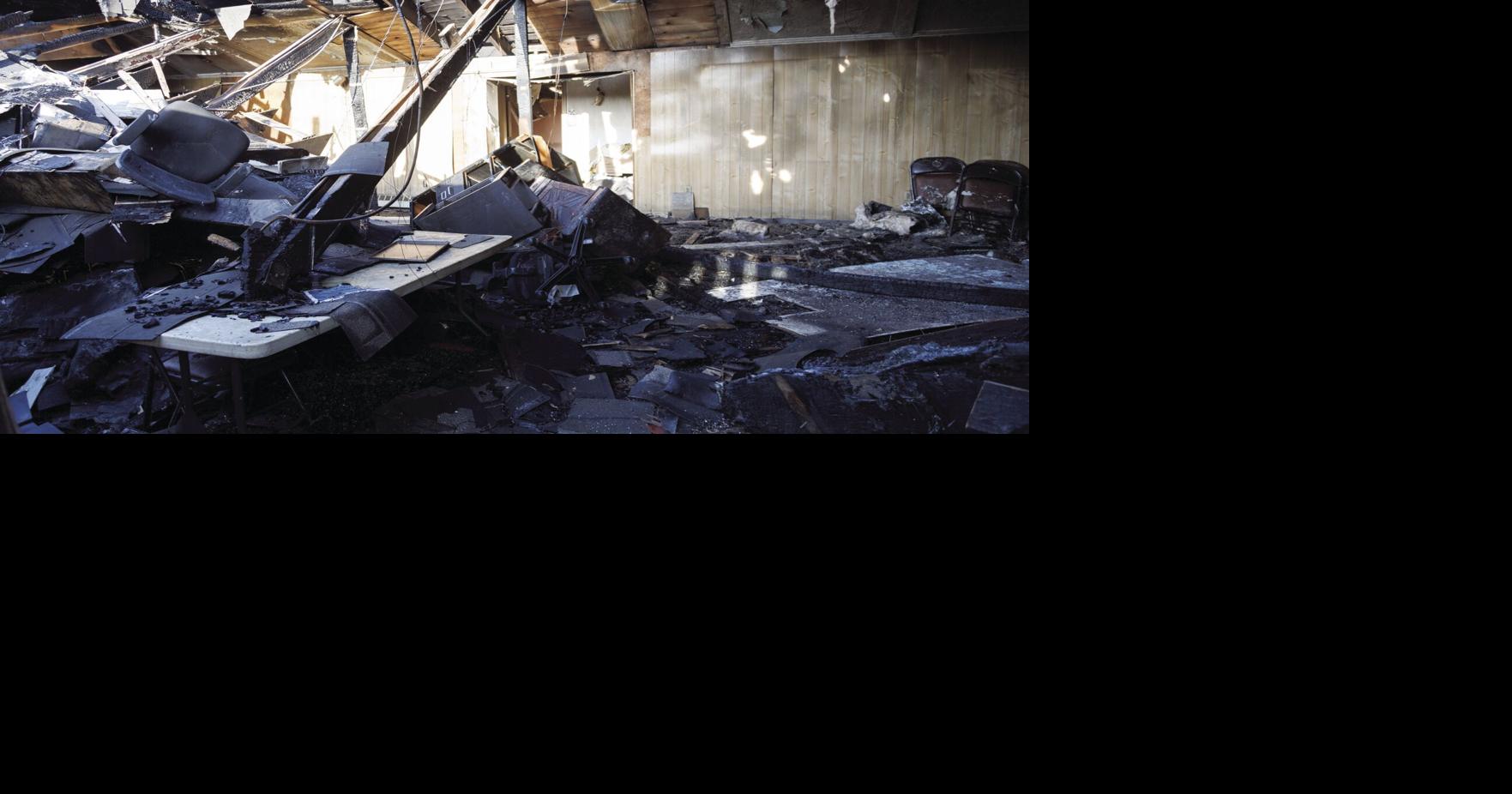 American Legion Post 3 fire damage Photos