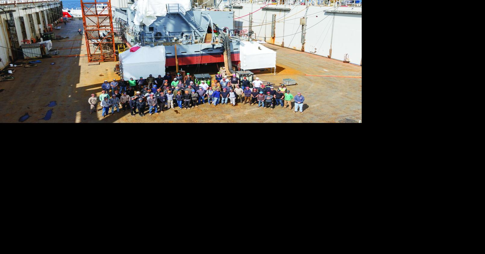 Shipyard continues work on SEAFAC barge IX527