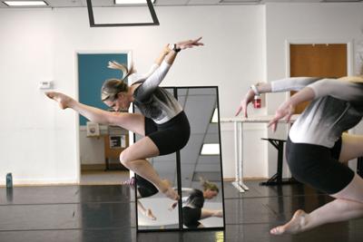 Jess Berto rehearses