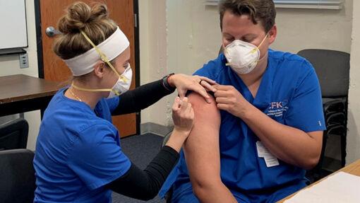 The College of the Florida Keys mass vaccination site will be operational this weekend