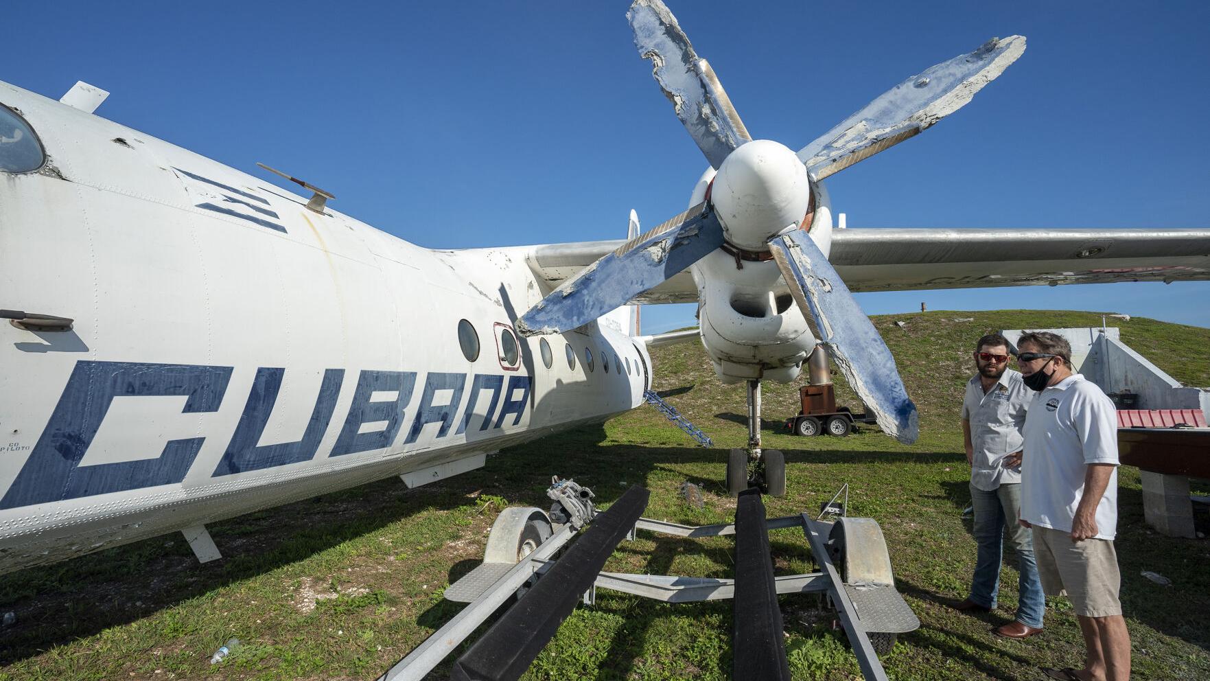 Cuban plane at Key West International Airport could become artificial reef