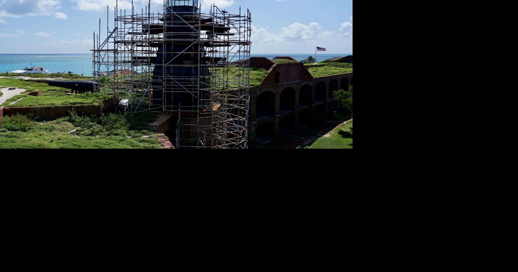 Historic Fort Jefferson lighthouse to undergo $4.5M restoration | Local ...