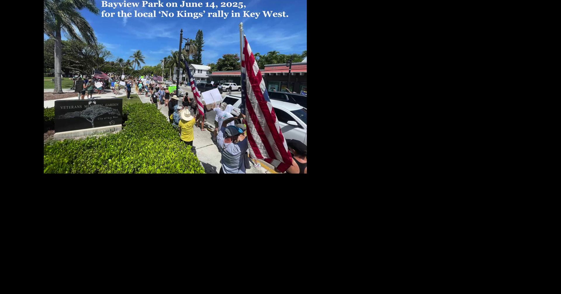 No Kings Demonstration Bayview Park | Local News | keysnews.com