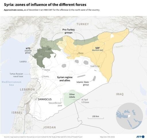 Strikes on key bridge linking Syria's Homs, Hama: war monitor ...