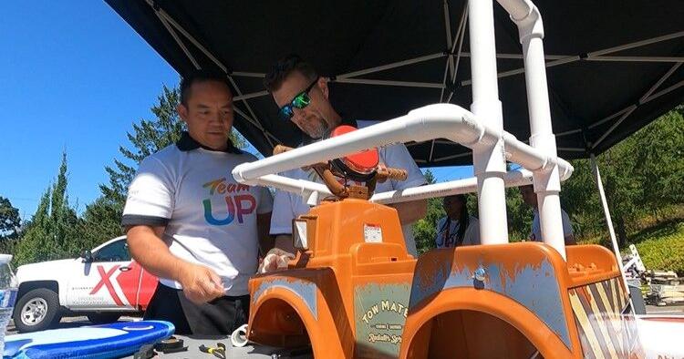 Kids with mobility impairments receive adaptive toy cars from Tigard