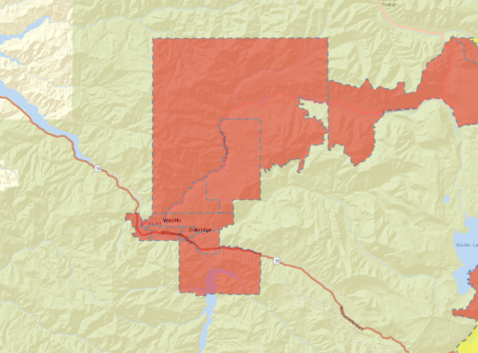 LEAVE NOW Oakridge and Westfir under Level Three evacuation order