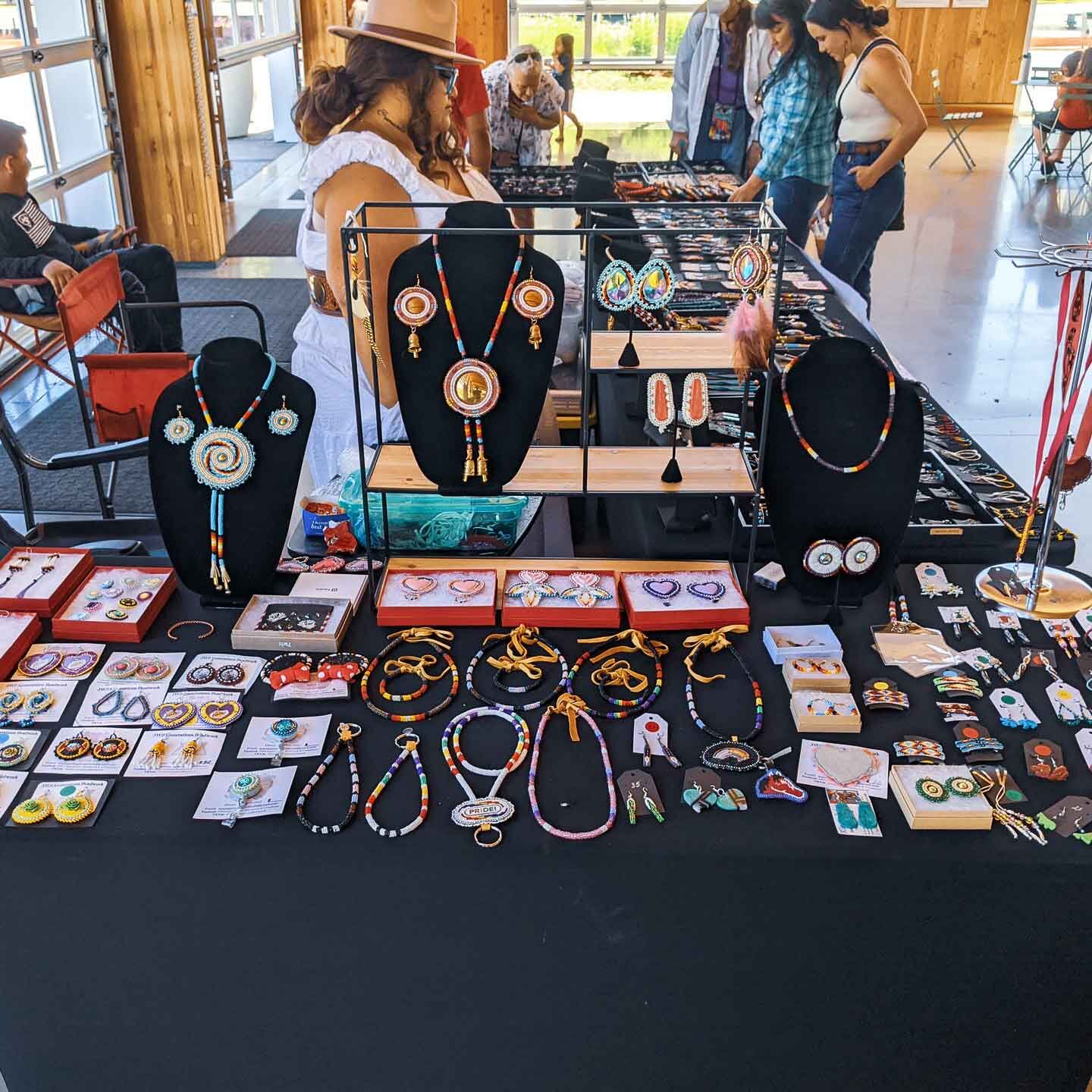 Native American art market and sales at museum