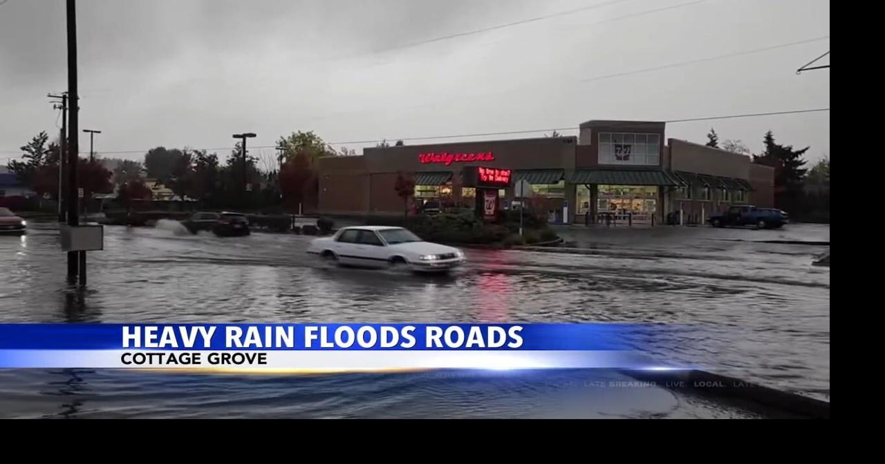 Heavy rain causes flooding in Cottage Grove Video
