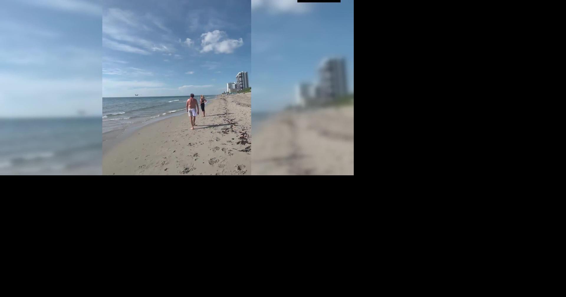Cellphone Video Captures Small Plane Crashing Into Florida Ocean ...