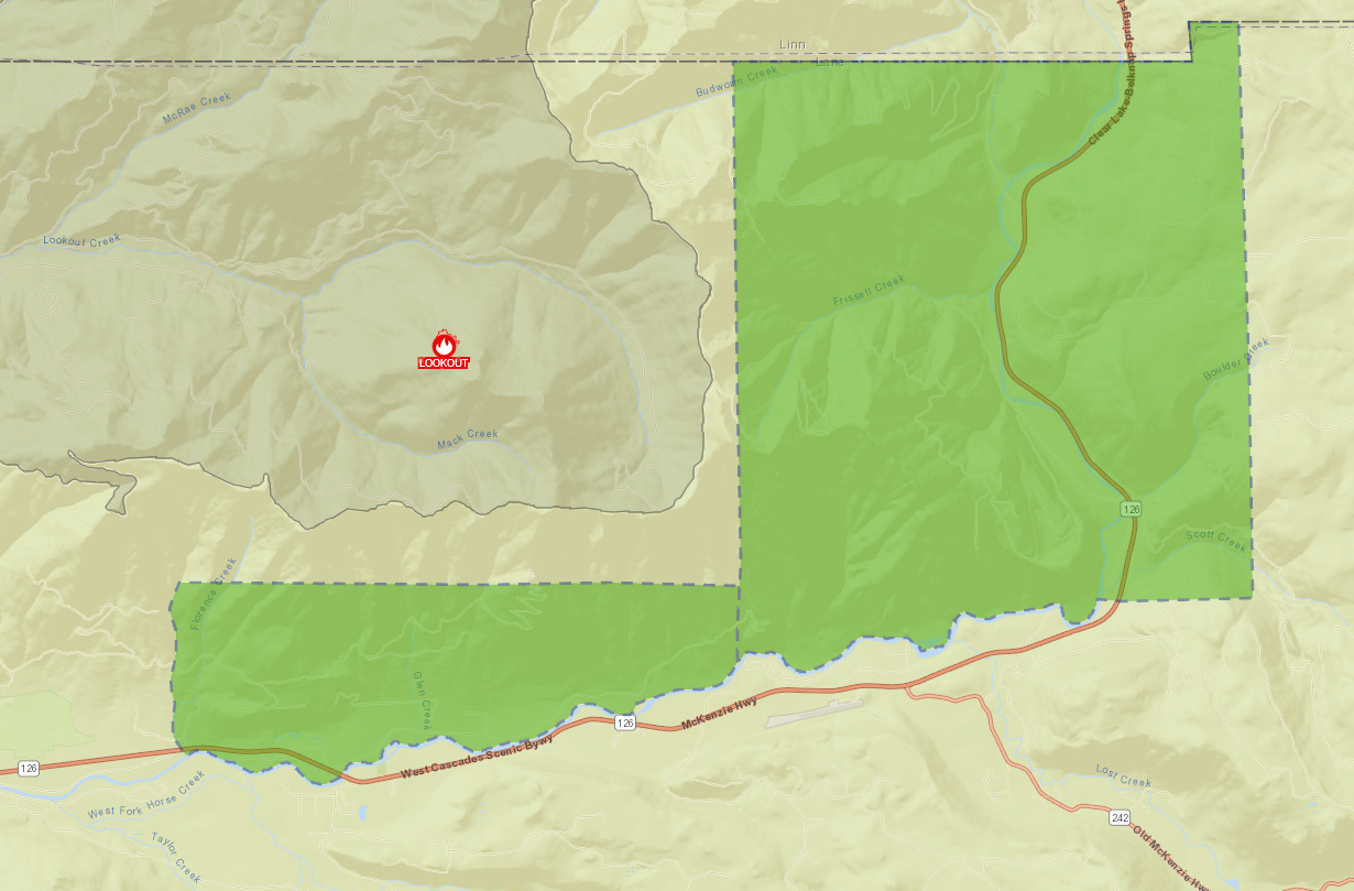 Level 1 Evacuation Ordered For Areas Near Lookout Fire | News | Kezi.com