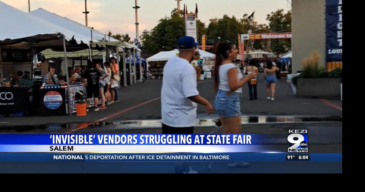 Oregon State Fair vendors say poor placement costing them sales | Video