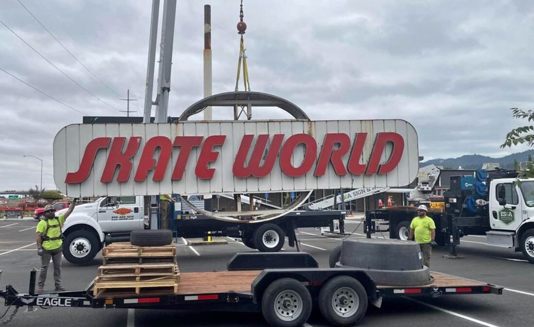 Old Skate World sign may soon have a new home and owner News