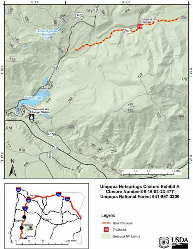 Forest Service closes Umpqua Hot Springs access road to vehicles ...