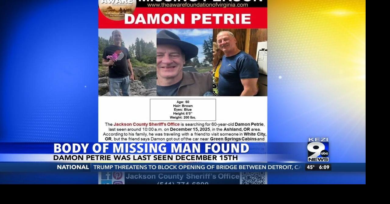 Body of Missing Man Found | Video | kezi.com