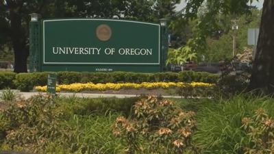 University of Oregon sign