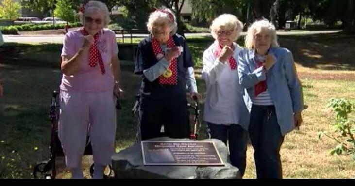 Plaque dedicated at Veterans Memorial Park for women of World War II ...