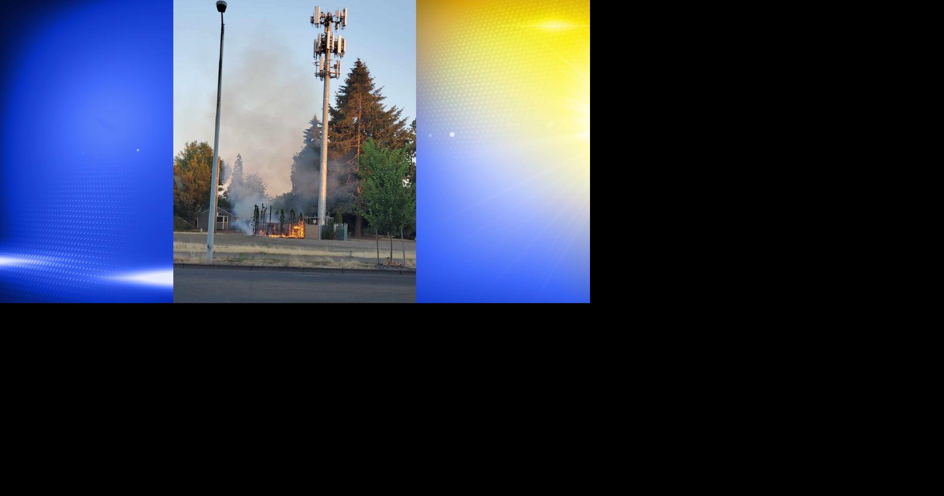 Eugene cell phone tower damaged after fire | News | kezi.com