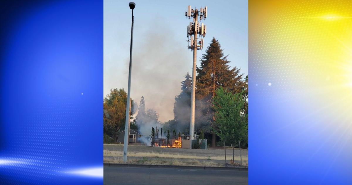 Eugene cell phone tower damaged after fire | News | kezi.com