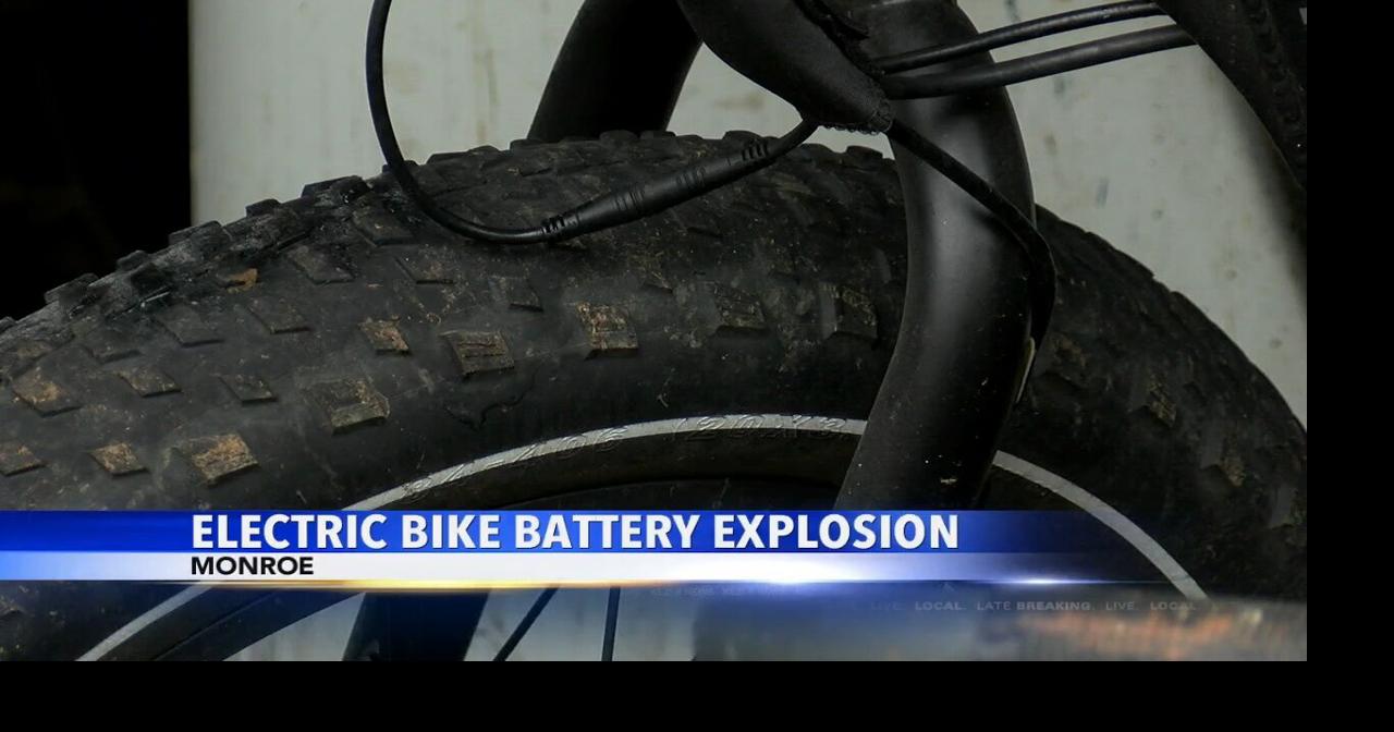 Electric bike battery explodes Local man shares 'frightening