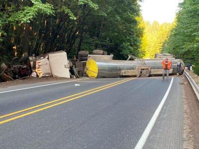 Highway 58 reopens after semi rollover