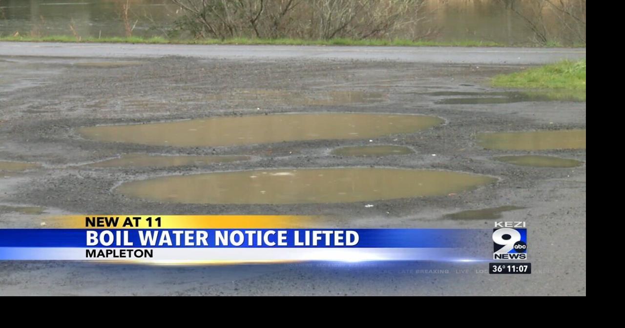 Mapleton boil water notice lifted Video