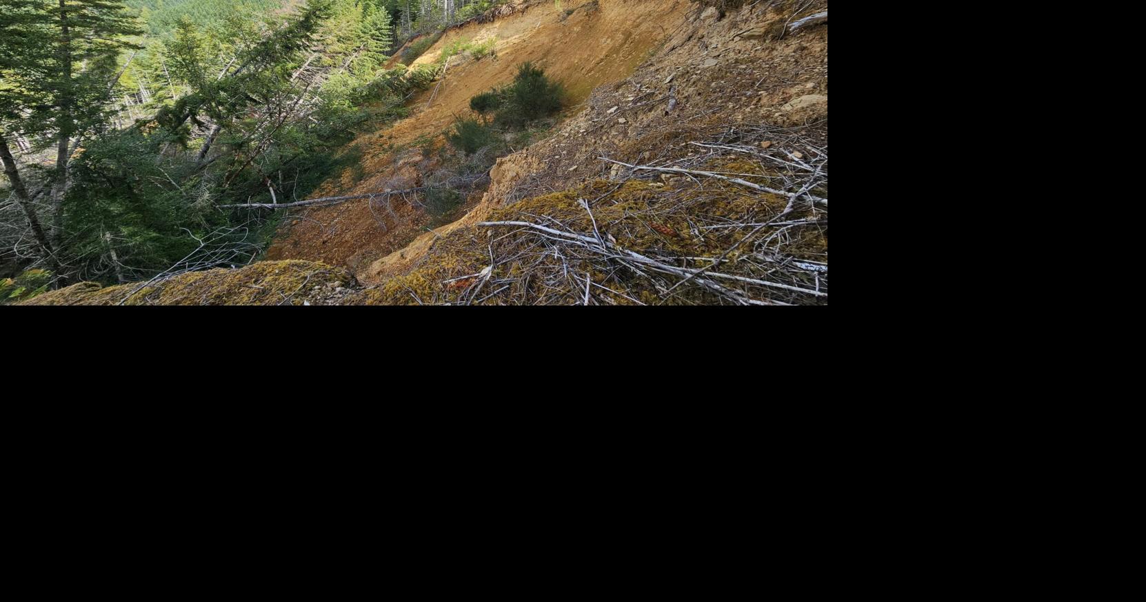 Two Lane County roads closed as landslides threaten driver safety ...