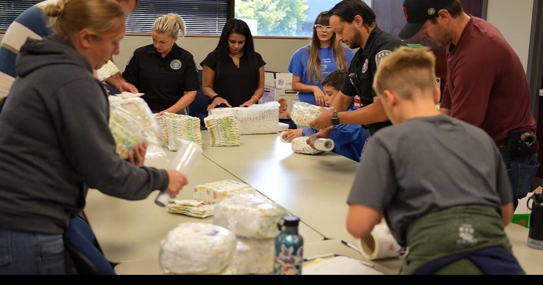 Eugene, Springfield police collect more than 5,000 diapers for Lane