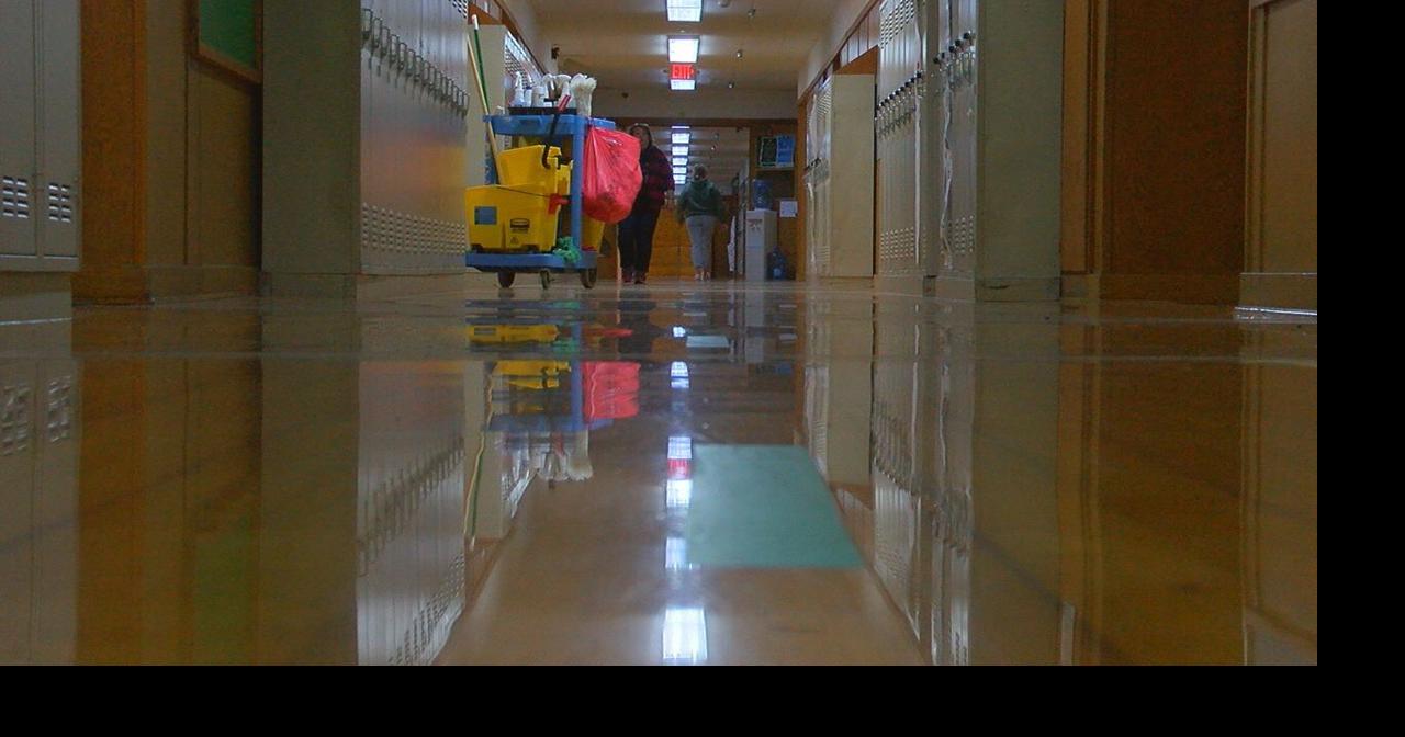 Empty hallways in the McKenzie School District