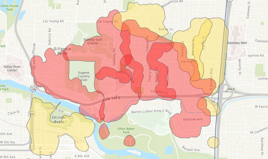 Power outage in Eugene fixed after affecting large swathe of town