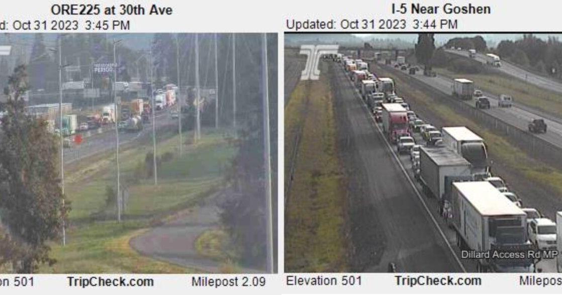 Crash blocks northbound Interstate 5 near Goshen | News | kezi.com