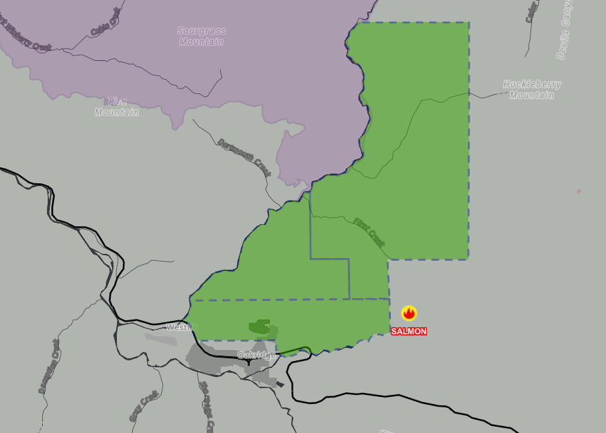 Level 1 evacuation notice issued for areas east of Oakridge due to fire ...