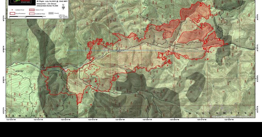 Bedrock Fire near Fall Creek grows to nearly 4,500 acres News