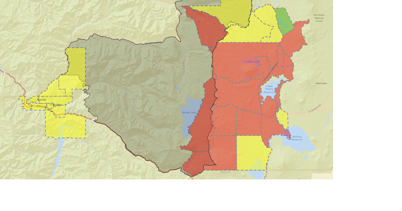 Lane County officials lower evacuation levels around Oakridge News