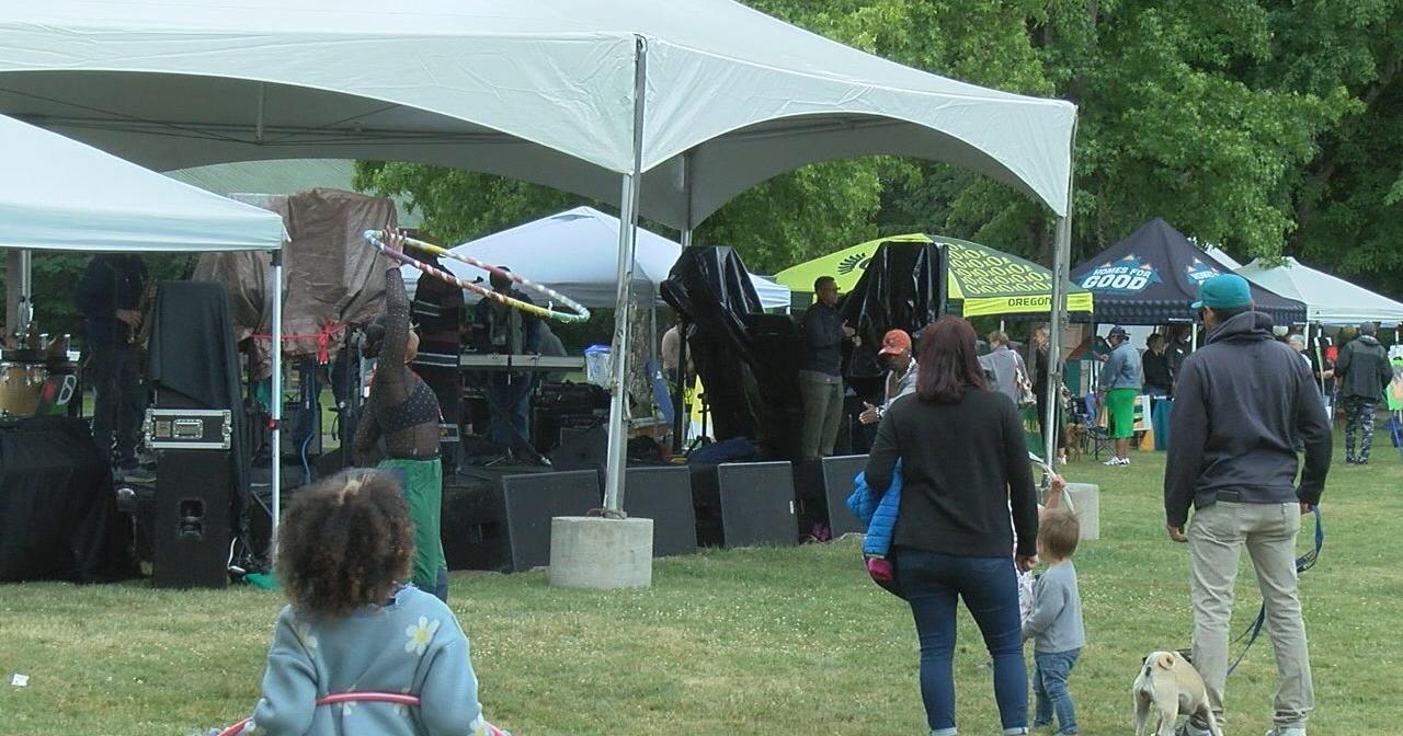 People gather to celebrate Juneteenth at Alton Baker Park - Vimarsana News
