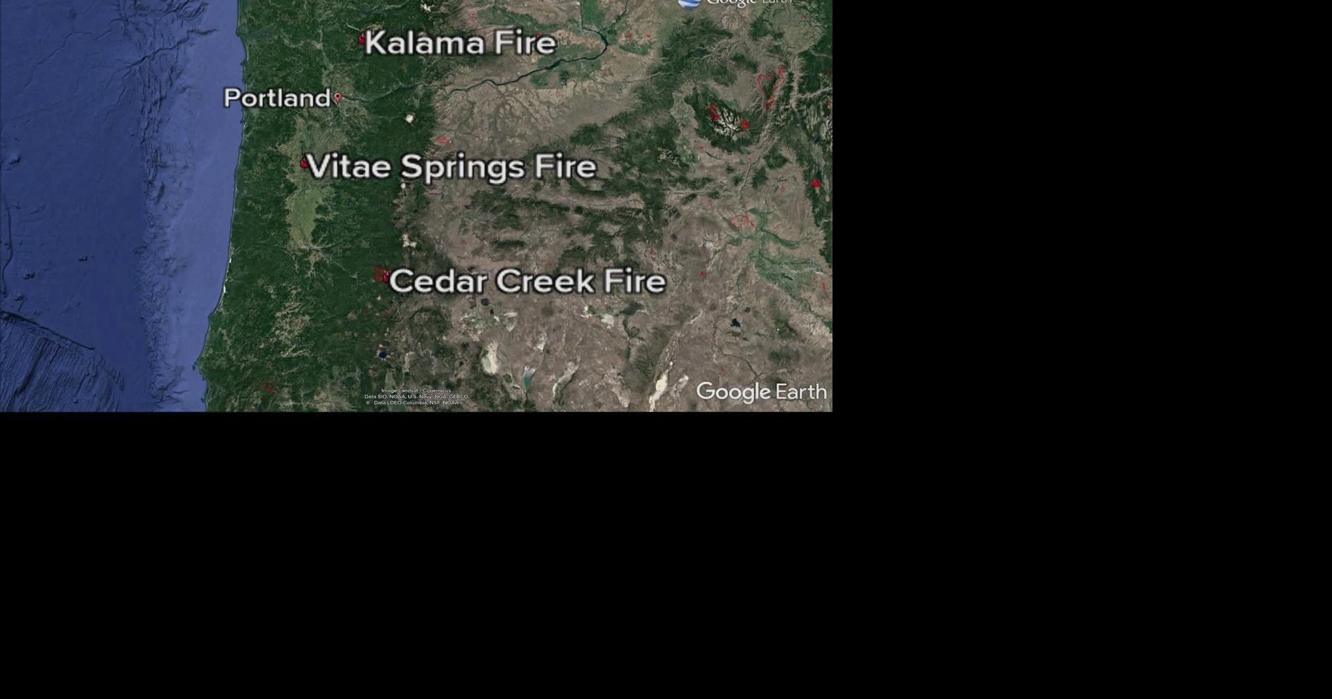 Level 3 (Go Now) evacuations ordered for Kalama Fire in Cowlitz County