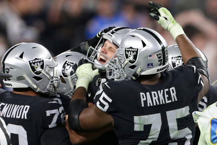 Las Vegas Raiders win on OT field goal to eliminate rival Los Angeles  Chargers, secure AFC playoff berth - ESPN