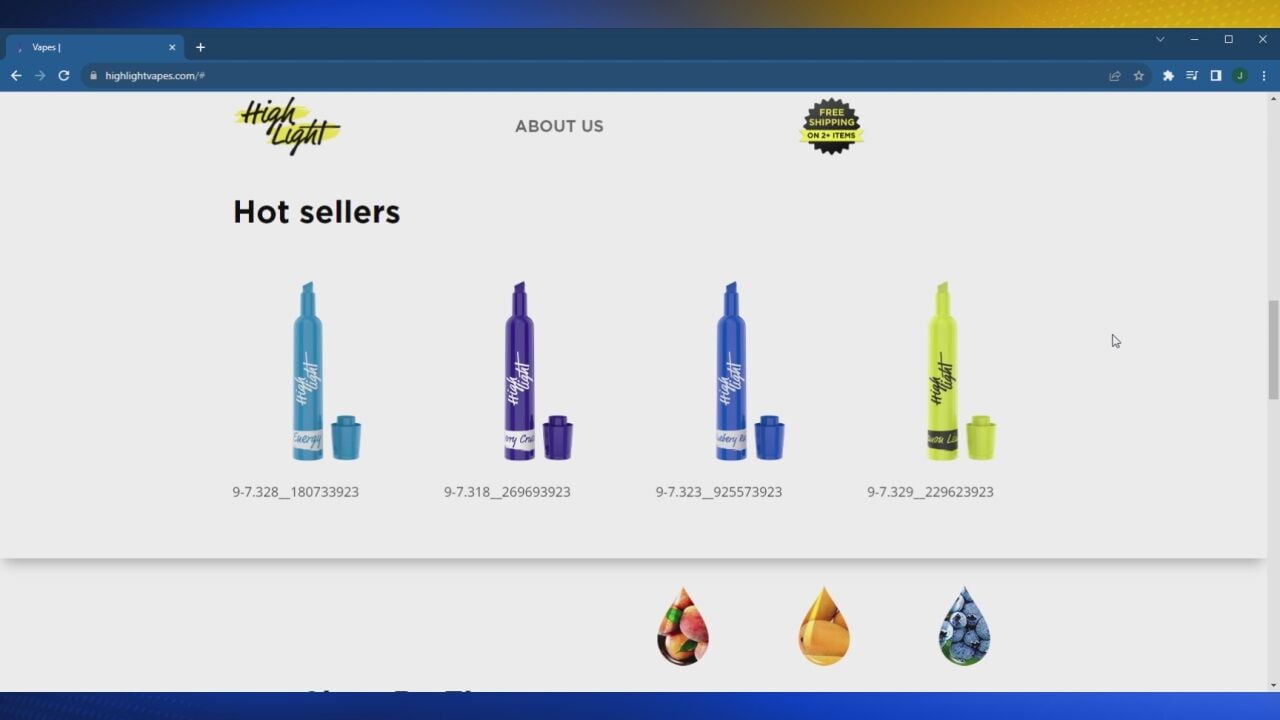 Vapes disguised as highlighters circulating the internet being marketed to  youths | Local | kezi.com