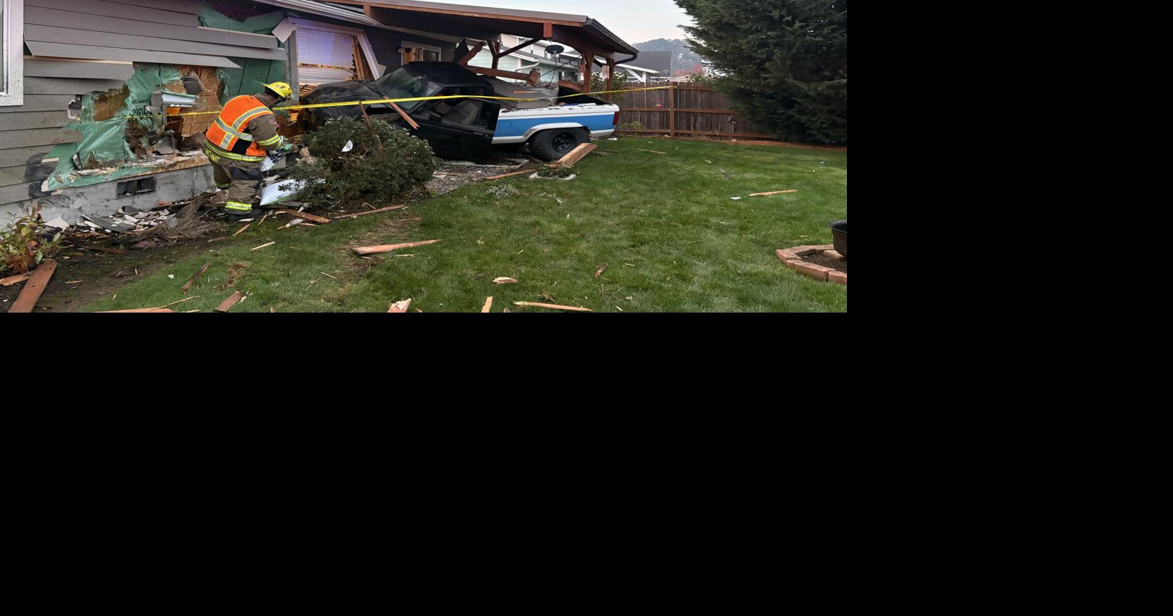 Resident suffers minor injuries after truck crashes into Lebanon home