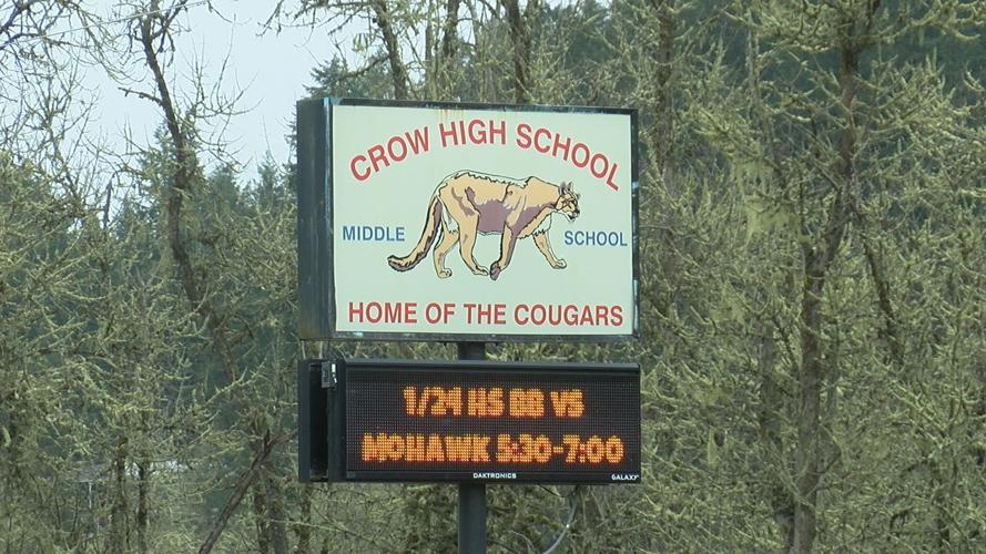 Police said they received reports of a school shooting threat at Crow High School just after 9:30 a.m. on Monday, January 23.