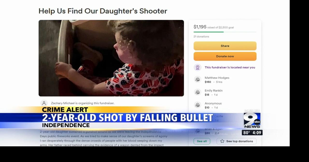 2yearold hit by falling bullet Video
