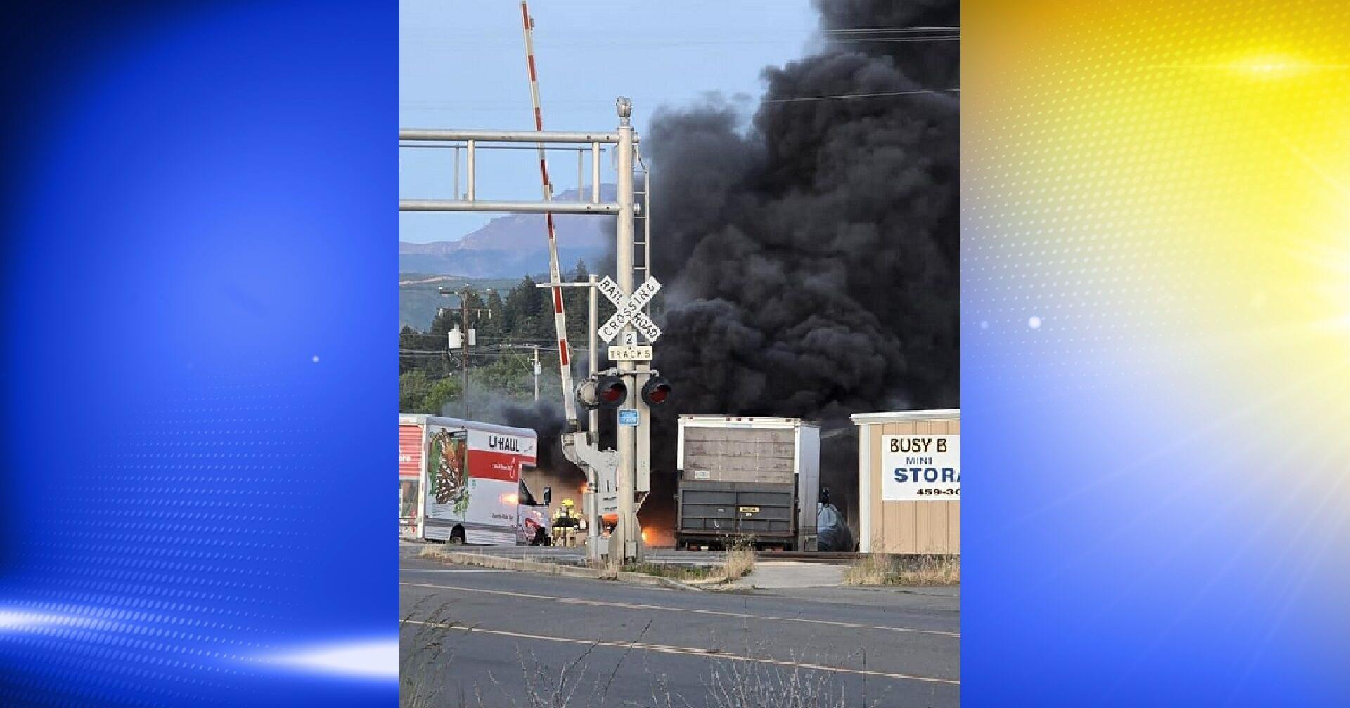 Sutherlin fire crews respond to commercial building blaze - Vimarsana News