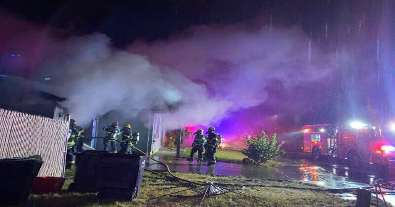 Crews battle west Eugene house fire | Local | kezi.com